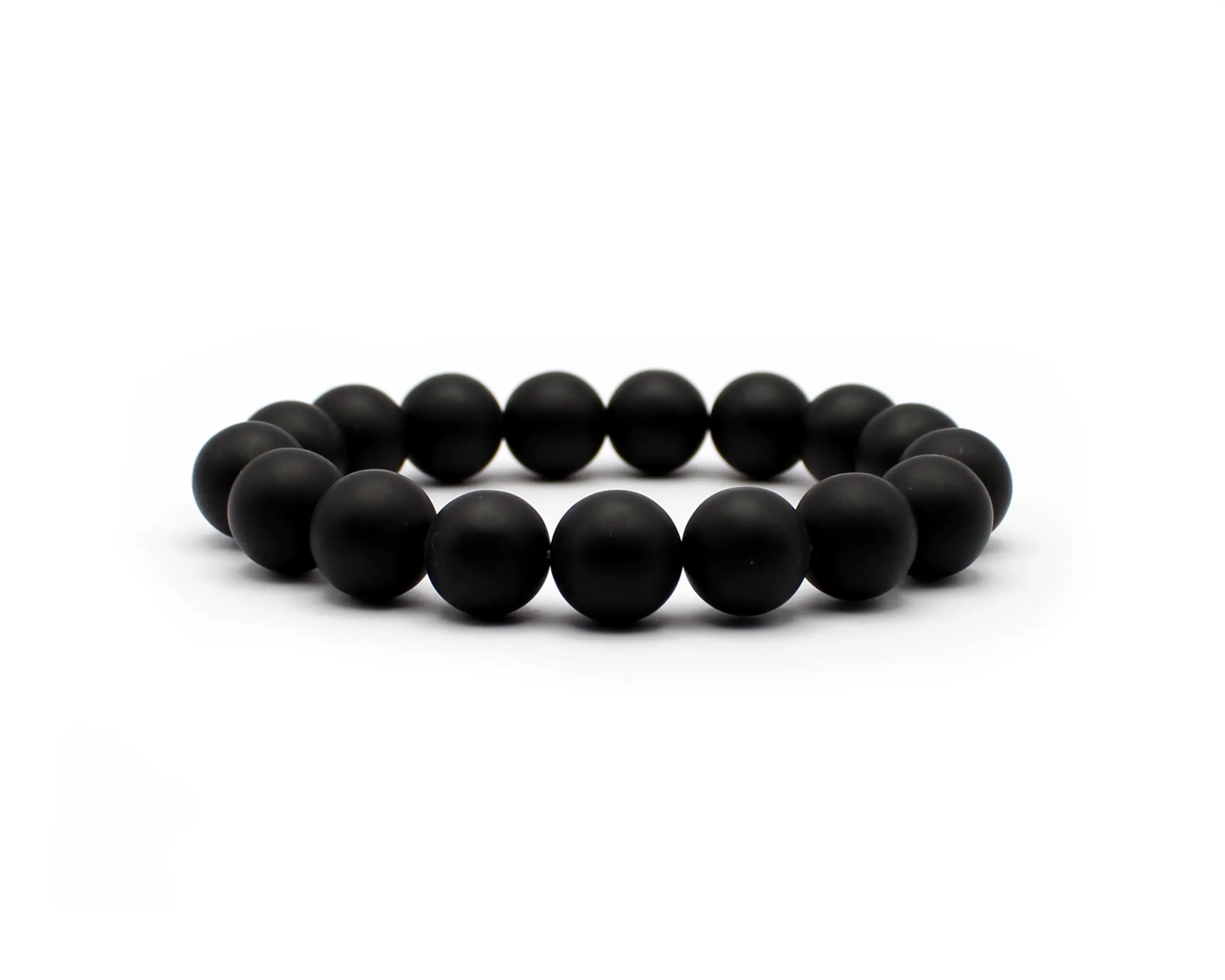 Schwarzes mattes Onyx-Armband