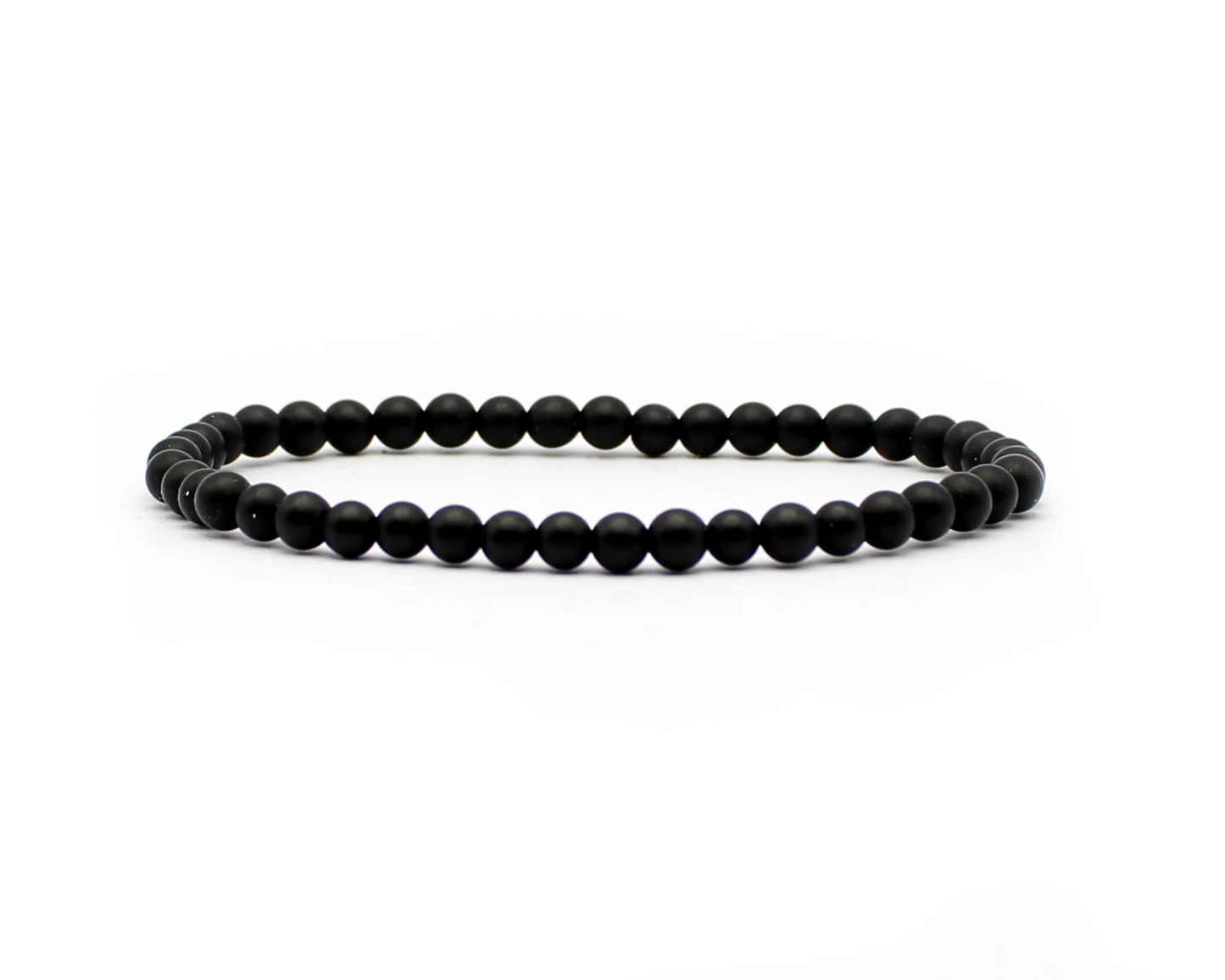 Schwarzes mattes Onyx-Armband