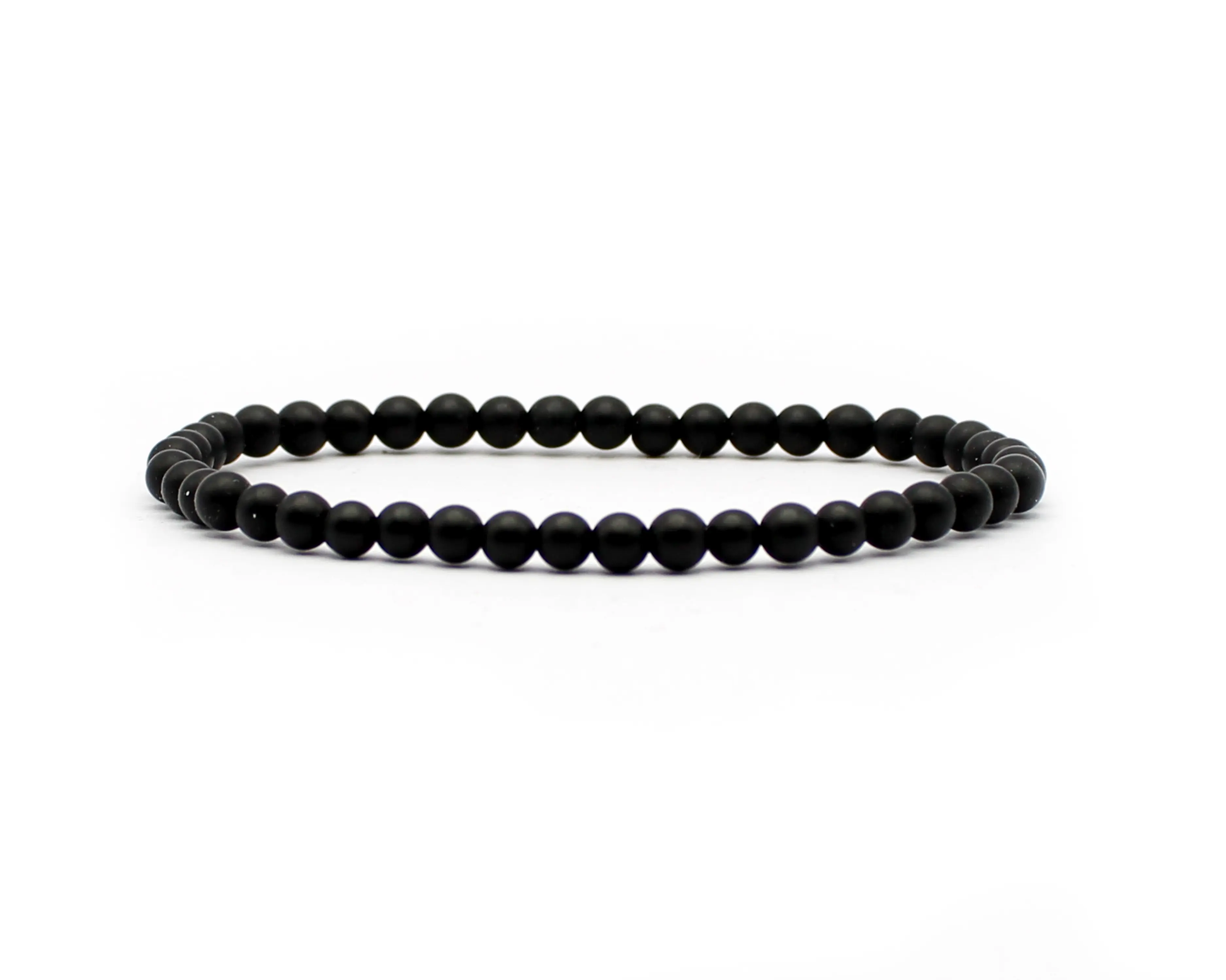 Schwarzes mattes Onyx-Armband