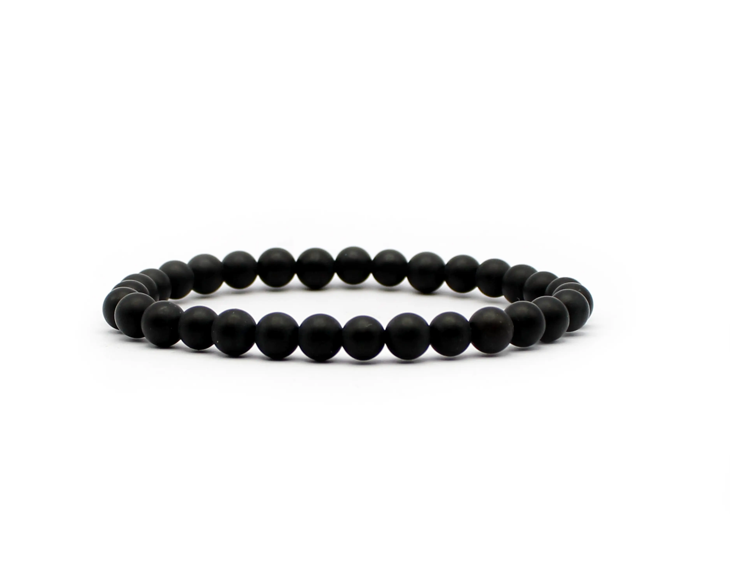 Schwarzes mattes Onyx-Armband