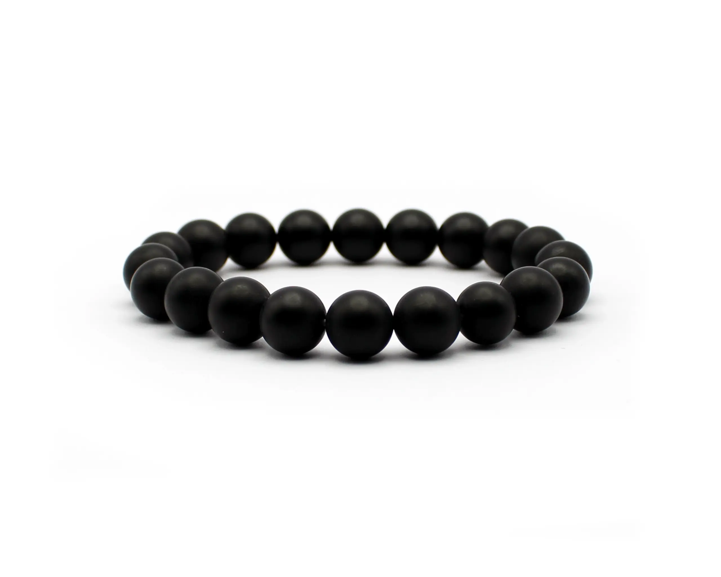 Schwarzes mattes Onyx-Armband