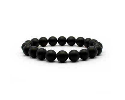 Schwarzes mattes Onyx-Armband