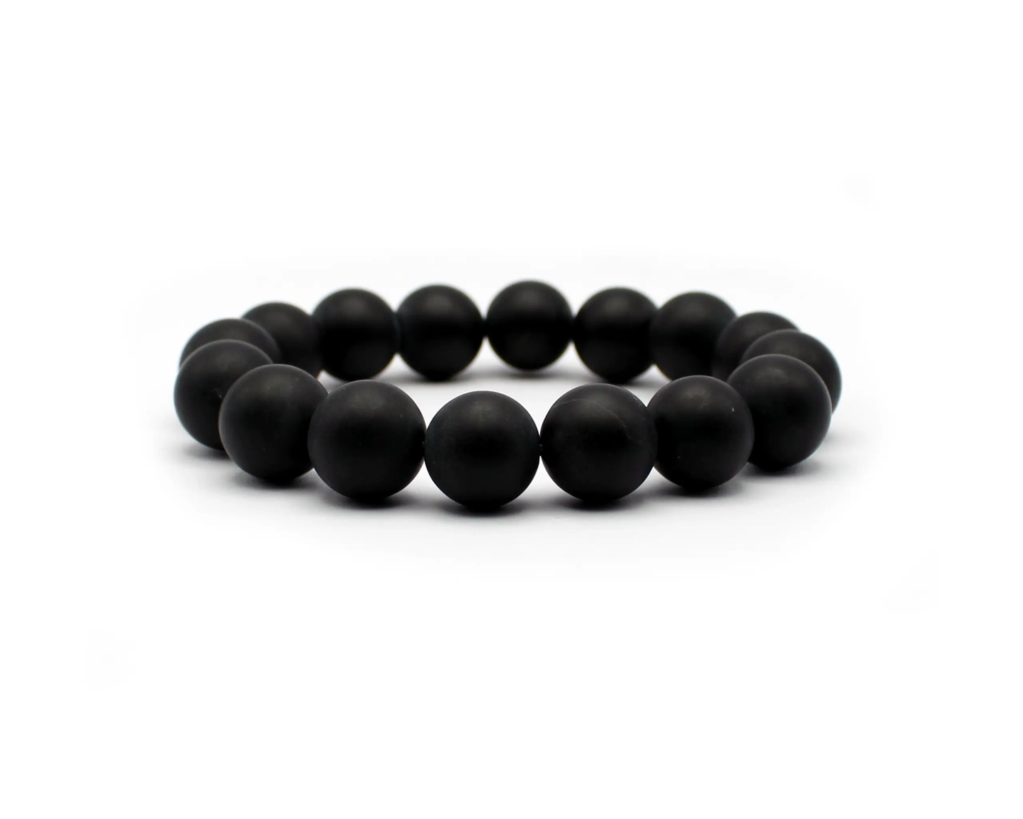 Schwarzes mattes Onyx-Armband