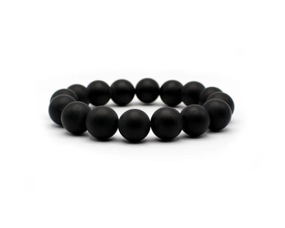 Schwarzes mattes Onyx-Armband