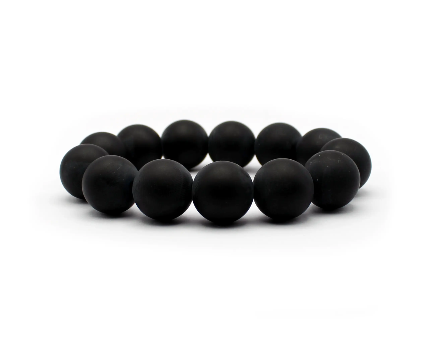 Schwarzes mattes Onyx-Armband