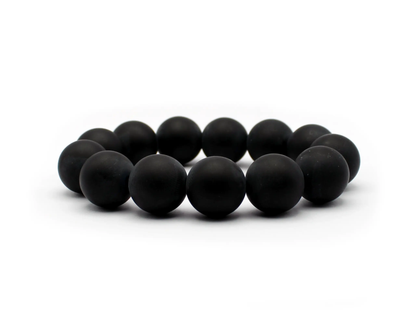 Schwarzes mattes Onyx-Armband