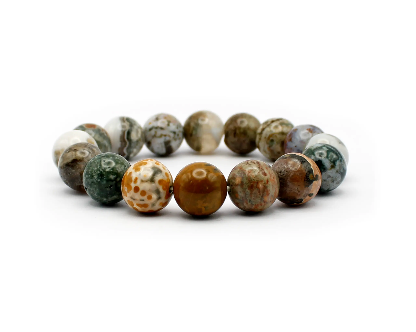 Buntjaspis Ozean Armband für natürliche Gelassenheit