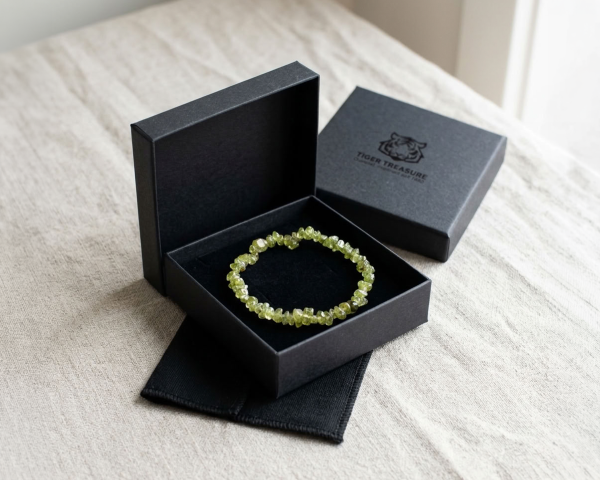 Peridot Splitter Armband Geschenkverpackung | Tiger Treasure