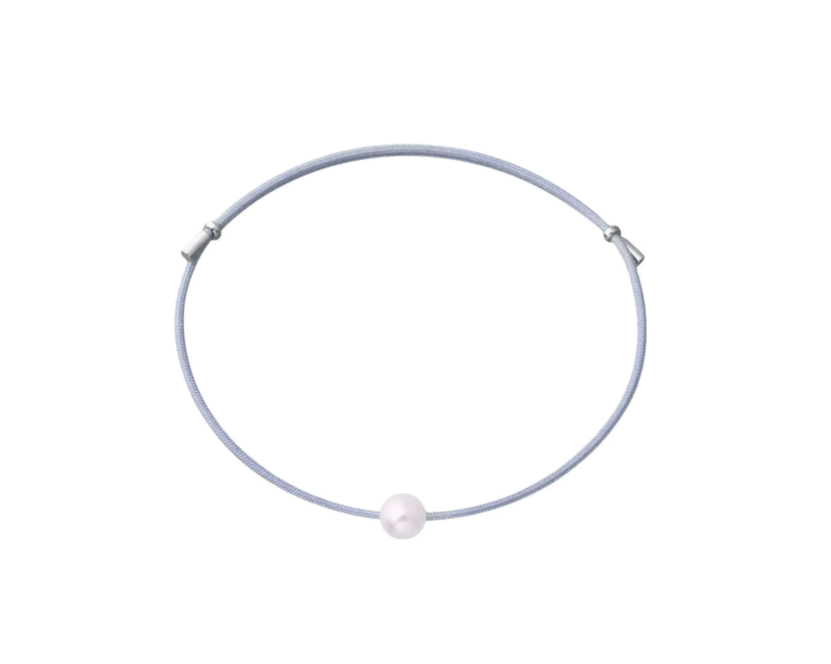 Perlenarmband mit Stoffband, handgefertigt | Tiger Treasure