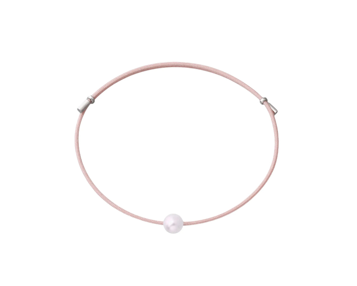 Perlenarmband mit Stoffband, handgefertigt | Tiger Treasure