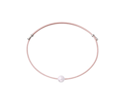 Perlenarmband mit Stoffband, handgefertigt | Tiger Treasure