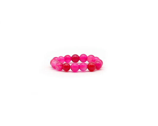 Pink Achat Ring - Tiger Treasure - Qualität, inspiriert seit 1890