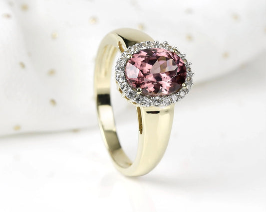 Ring „Golden Spark“ – 14K Gelbgold mit Zirkon & Brillanten Tiger Treasure - Qualität, inspiriert seit 1890