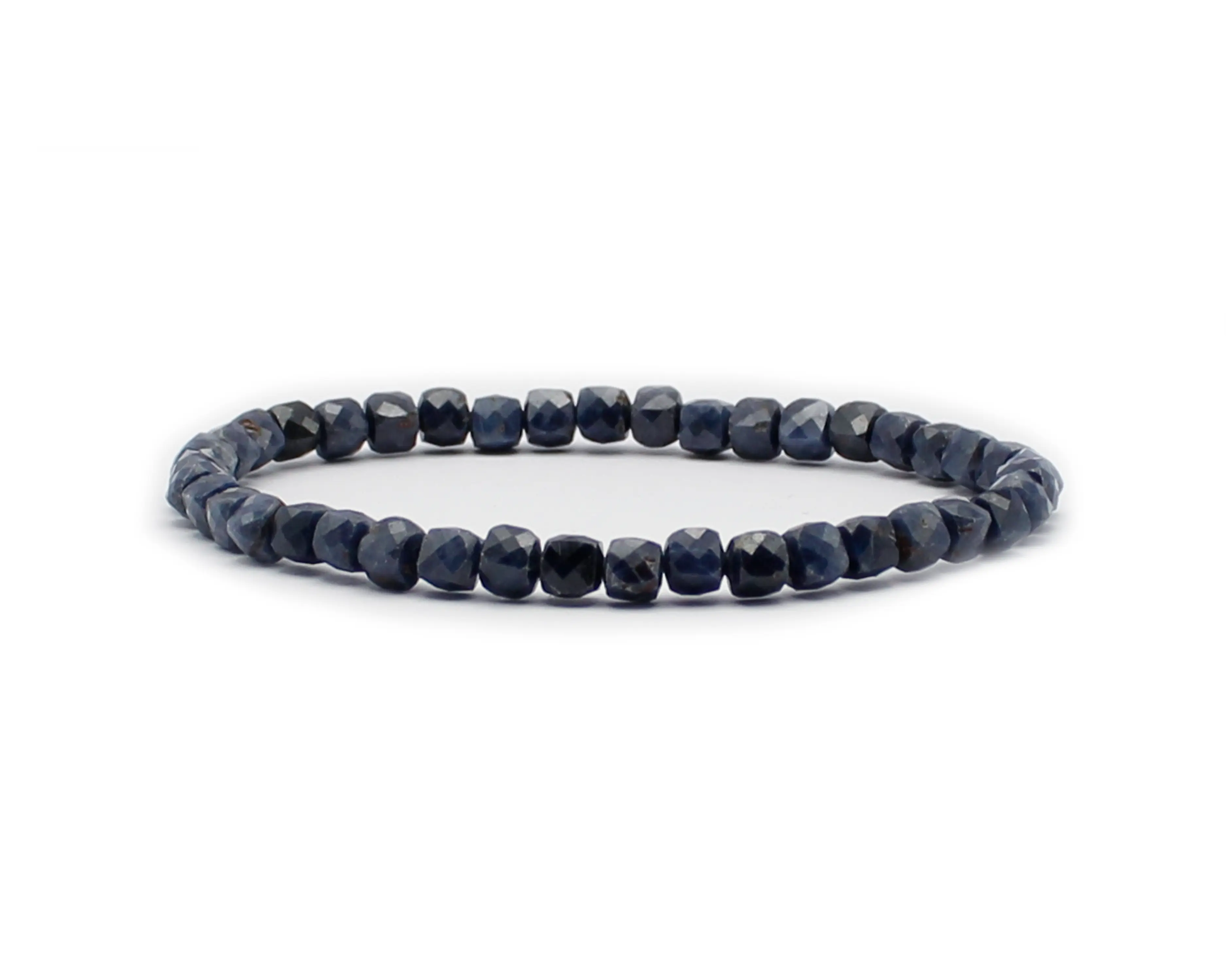 Saphir Armband aus Sri Lanka – Diamond Polish 4 mm, Symbol für Weisheit und Stärke Tiger Treasure - Qualität, inspiriert seit 1890