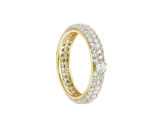 Silberring mit rund facettiertem Zirkonia - Tiger Treasure - Qualität, inspiriert seit 1890