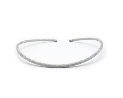 Stilvolles Edelstahlcollier mit metallisiertem Polyester Tiger Treasure - Qualität, inspiriert seit 1890