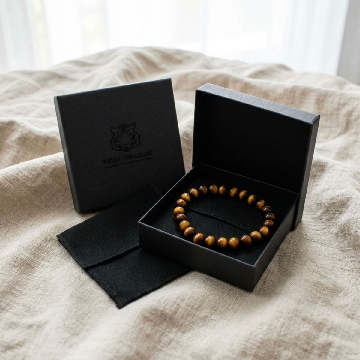 Tigerauge Armband Geschenkverpackung | Tiger Treasure