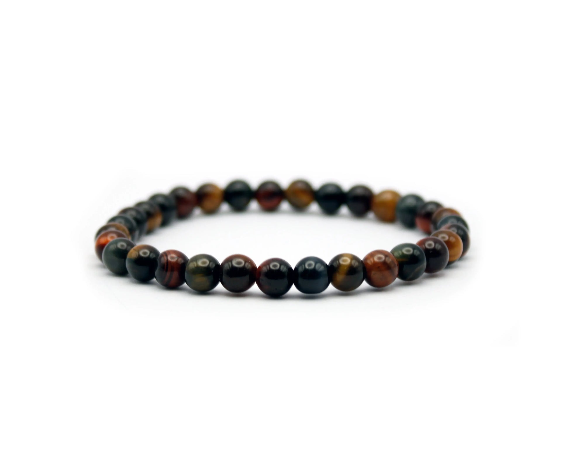 Tigerauge Armband multicolor handgefertigt mit Edelsteinen aus Südafrika Schmuckstück für Schutz und Klarheit Tiger Treasure - Qualität, inspiriert seit 1890