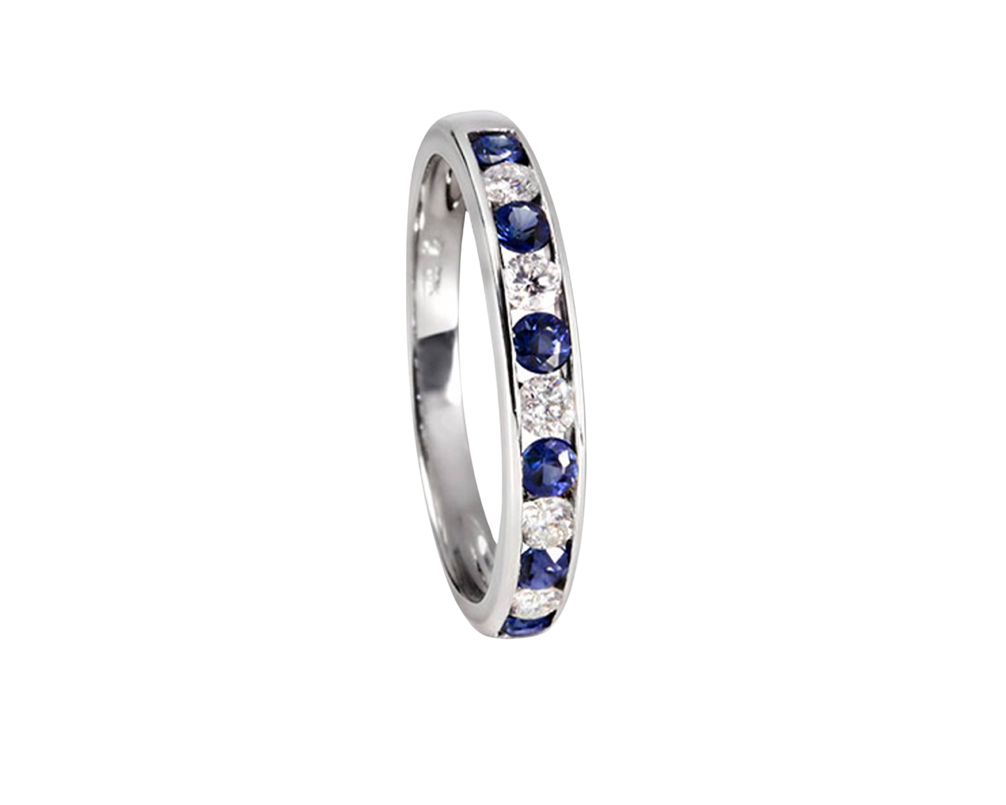 Weißgoldring 750 mit Saphiren und Brillanten - Tiger Treasure - Qualität, inspiriert seit 1890