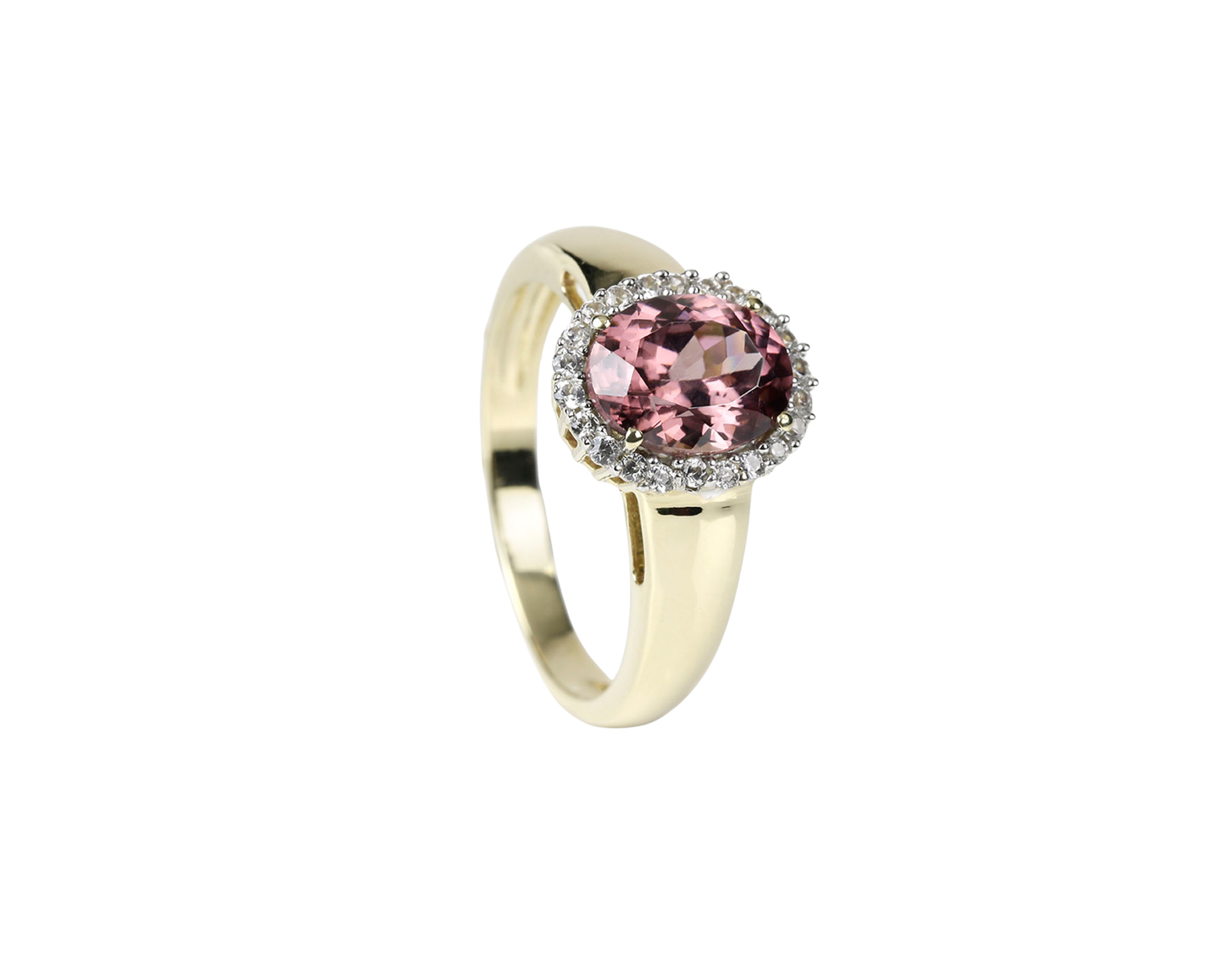 Zirkon Ring in 14K Gelbgold mit Diamanten - Tiger Treasure - Qualität, inspiriert seit 1890